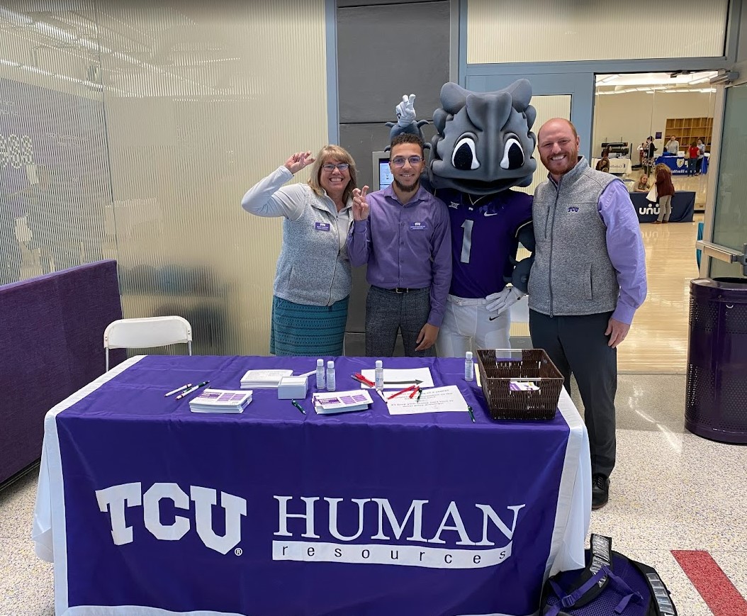 TCU Benefits team with SuperFrog at the 2024 Vendor Fair